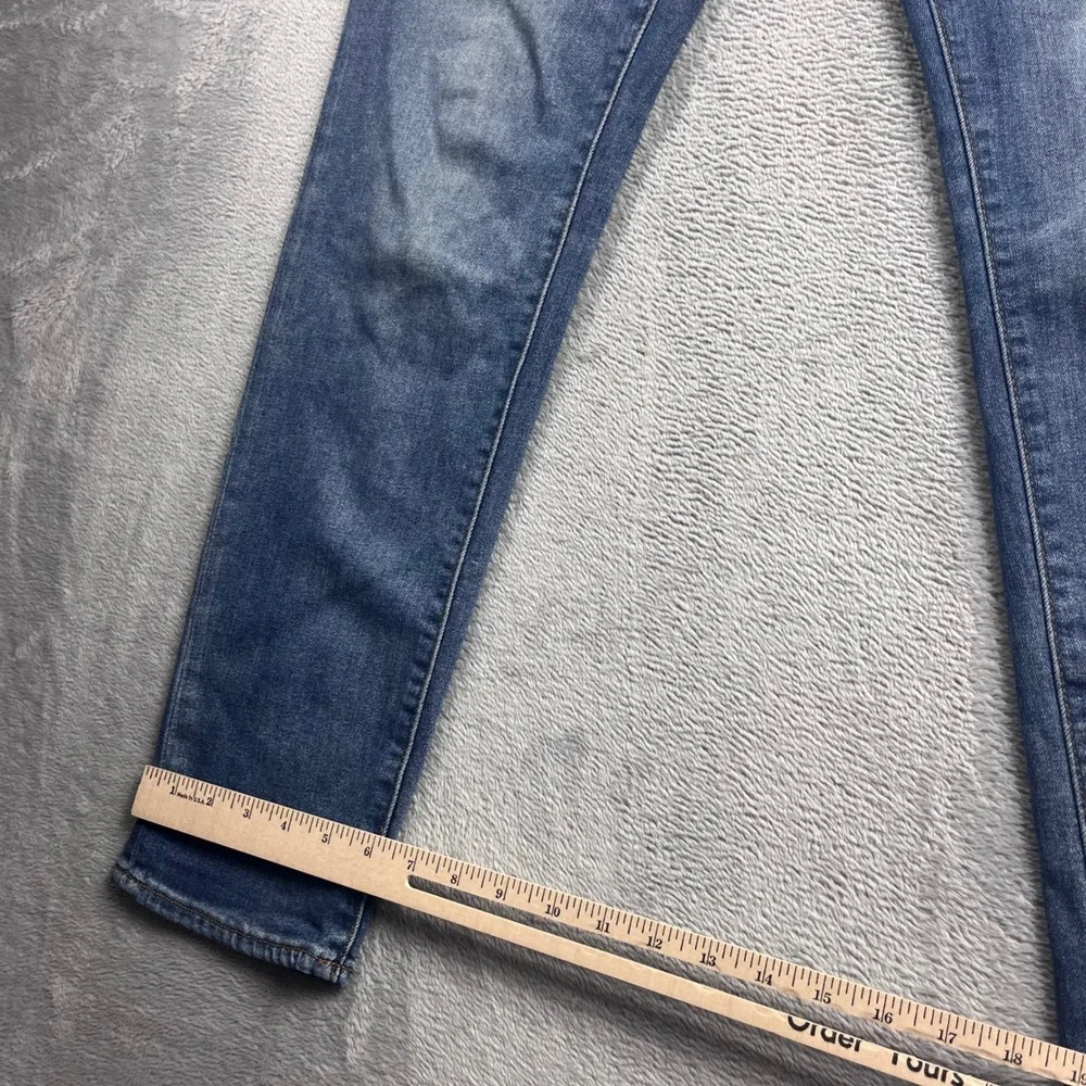 Banana Republic Mens Travel Jean Slim Fit Blue Denim Pants 31x32 Medium Wash